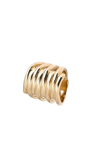 Bague dorée à l'or jaune