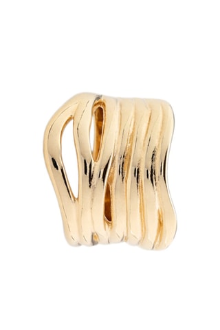 Bague dorée à l'or jaune