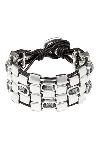 Bracelet multi-rangs - Plaqué argent