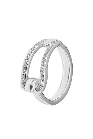 Bague Shine - Plaqué argent et topazes