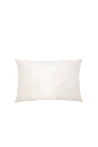 Taie d'oreiller en soie de mûrier - 50 x 70 cm - Blanc