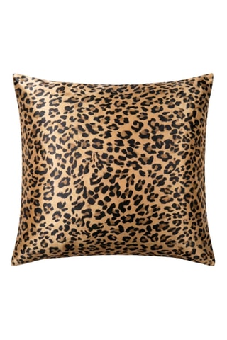 Funda de almohada de seda de morera - 65 x 65 cm - Leopardo - Chillsilk