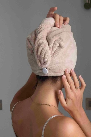 Toalla para el pelo - Beige