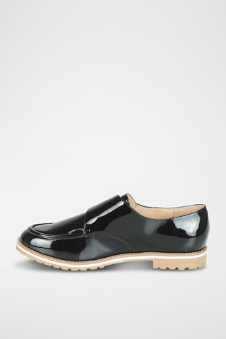 Derbys à boucles vernis Achille - Noir