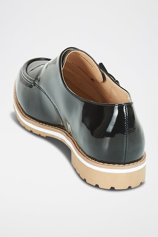 Derbys à boucles vernis Achille - Noir