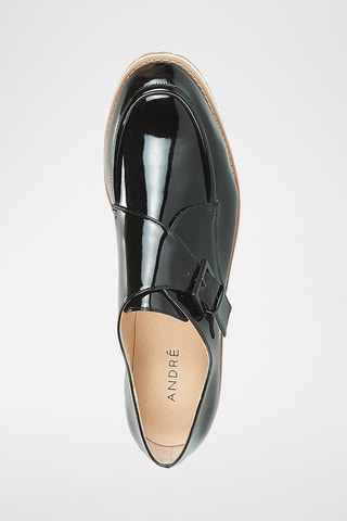 Derbys à boucles vernis Achille - Noir