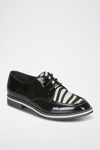 Derbys vernis Sandalia - Noir