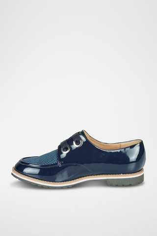 Derbys vernis Maddo - Bleu