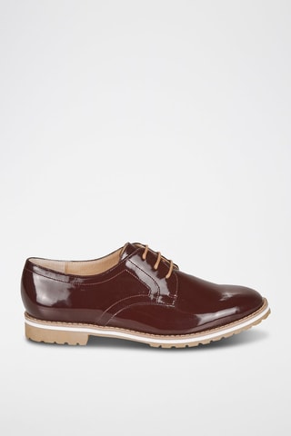 Derbys vernis Sandalia - Rouge