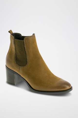 Bottines Chelsea en cuir Eros - Camel