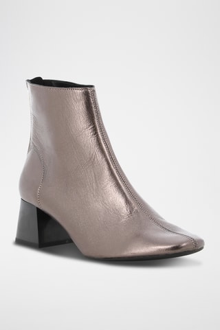 Bottines en cuir Simana - Argent