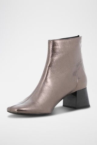 Bottines en cuir Simana - Argent