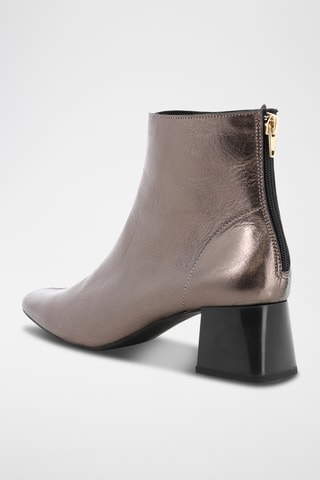 Bottines en cuir Simana - Argent