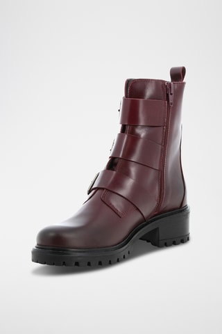 Bottines en cuir Argo - Bordeaux