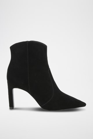Bottines en nubuck Armelle - Noir