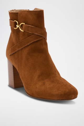 Bottines en nubuck Mordue - Camel