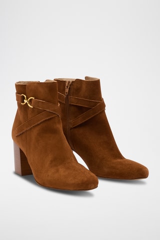 Bottines en nubuck Mordue - Camel