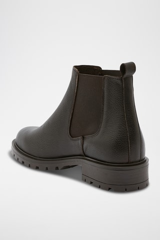 Bottines Chelsea en cuir Gnocchi - Marron foncé