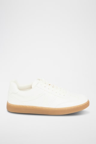 Sneakers en cuir Wenza - Blanc