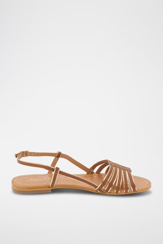 Sandales en cuir Sonia - Camel