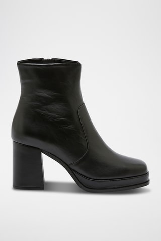 Bottines en cuir Celeste - Noir