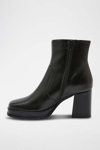 Bottines en cuir Celeste - Noir
