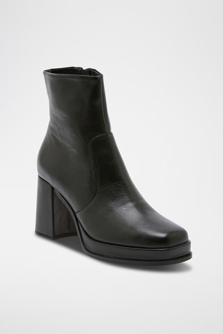 Bottines en cuir Celeste - Noir