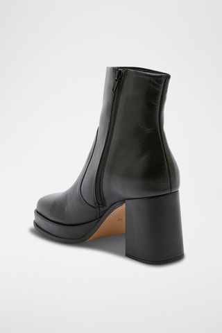Bottines en cuir Celeste - Noir