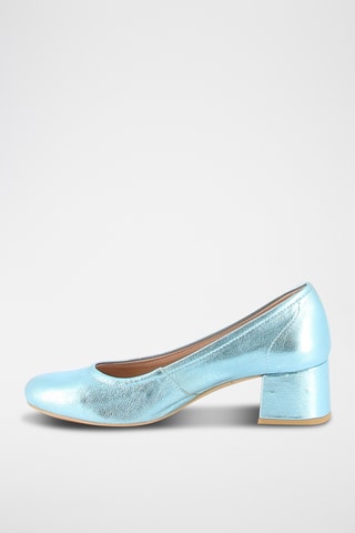 Escarpins vernis en cuir Ninarose - Bleu