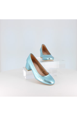 Escarpins vernis en cuir Ninarose - Bleu