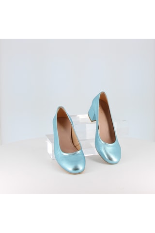 Escarpins vernis en cuir Ninarose - Bleu