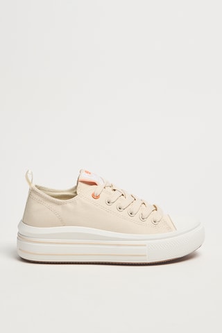 Sneakers plateformes Santiago - Beige