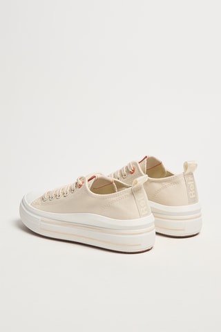 Sneakers plateformes Santiago - Beige