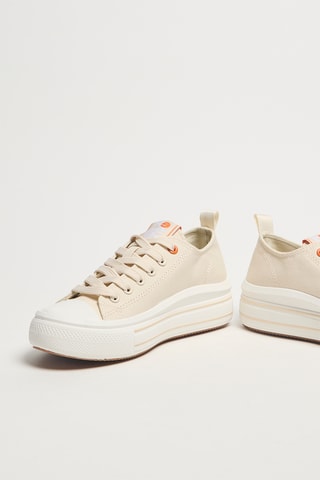 Sneakers plateformes Santiago - Beige