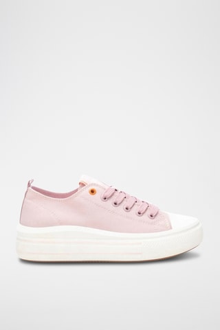 Sneakers plateformes Santiago - Nude