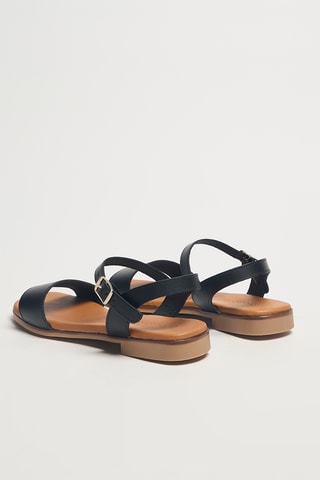 Sandales en cuir Lilou - Noir