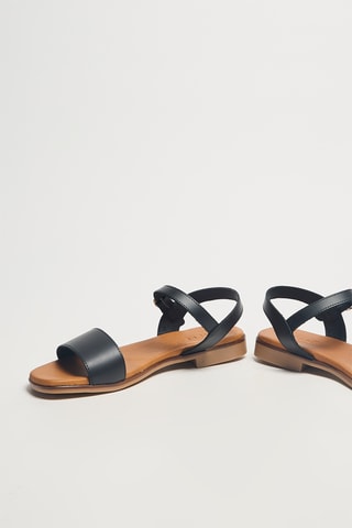 Sandales en cuir Lilou - Noir