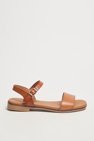 Sandales en cuir Lilou - Camel