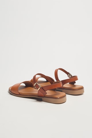 Sandales en cuir Lilou - Camel