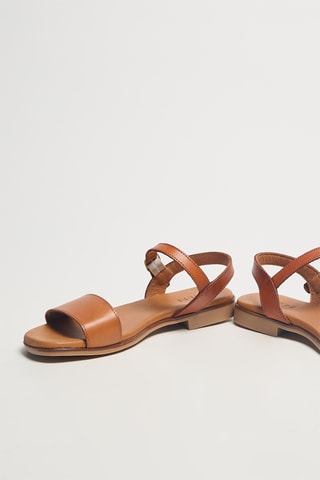 Sandales en cuir Lilou - Camel