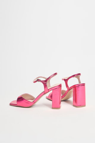 Sandales en cuir Impressionnante - Rose