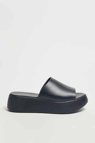 Mules plateformes Swing - Noir