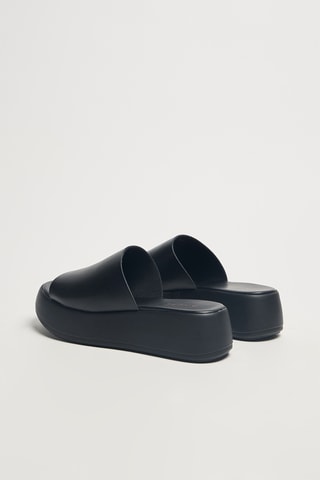 Mules plateformes Swing - Noir