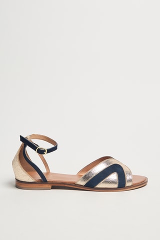 Sandales en cuir Reverie - Bleu
