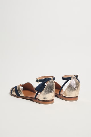 Sandales en cuir Reverie - Bleu