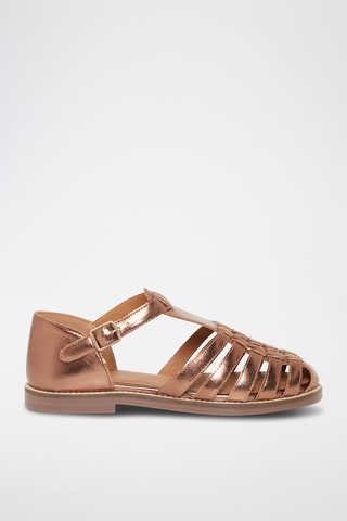 Sandales en cuir Petronille - Bronze