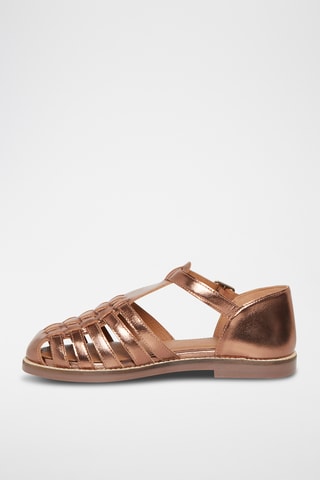 Sandales en cuir Petronille - Bronze