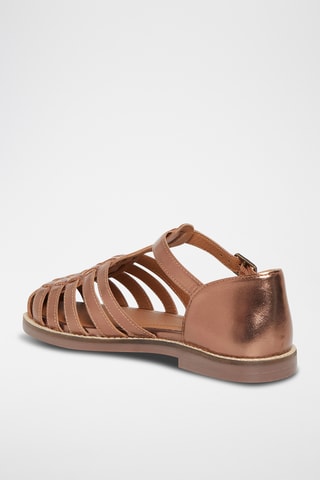 Sandales en cuir Petronille - Bronze
