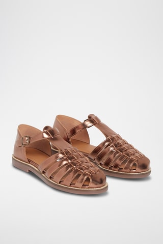 Sandales en cuir Petronille - Bronze