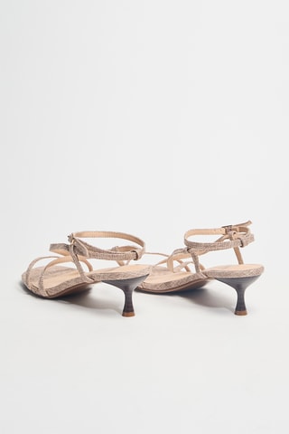 Sandales à talons Nory - Taupe